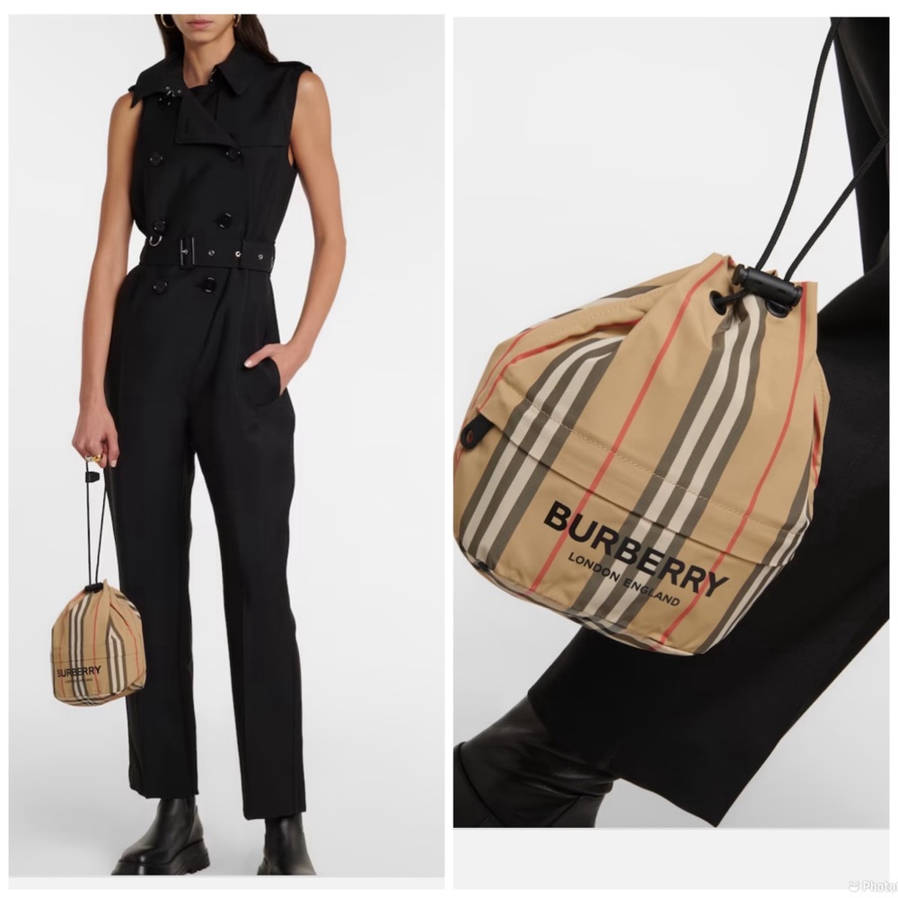 Authentic Burberry bucket bag